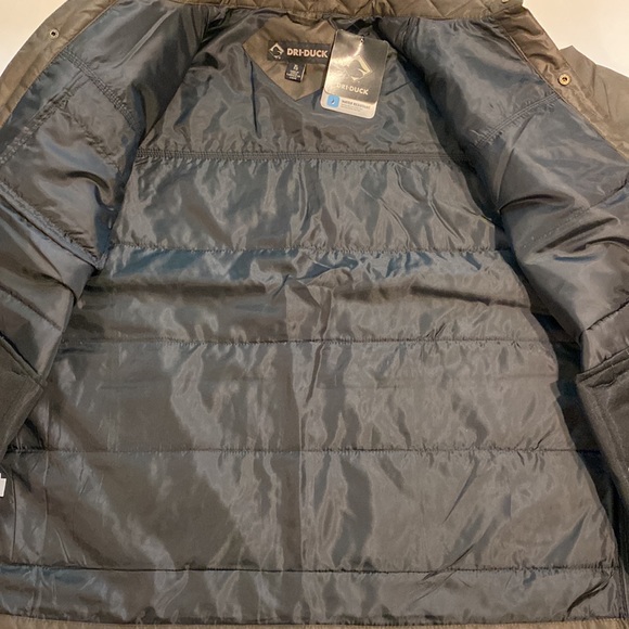 Dri-Duck XLarge Brown Water Resistant Therma Puff Coat New Softshell Jacket - Picture 8 of 16